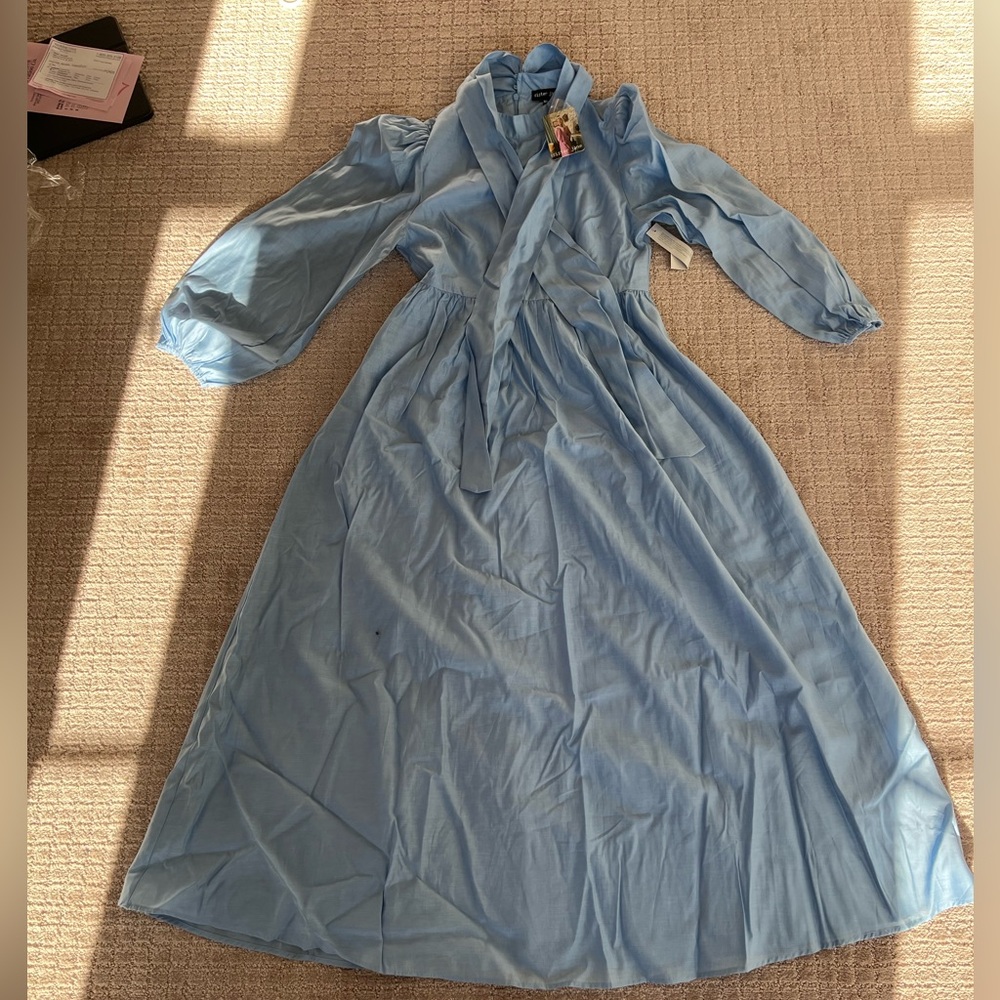 Sister Jane Light Blue Bow Maxi Dress - Picture 3 of 3